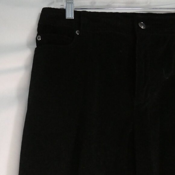 RAFAELLA | size 12 | Black Cords / Corduroy Pants - Picture 3 of 16